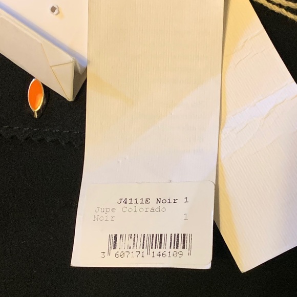 LAST CHANCE ✨ NWT Sandro🖤$600 GENUINE LEATHER Skirt - Picture 6 of 6